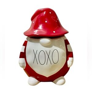 Rae Dunn Valentine’s XOXO Gnome Cookie Jar